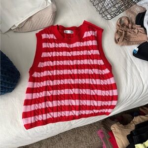 Zara sweater vest